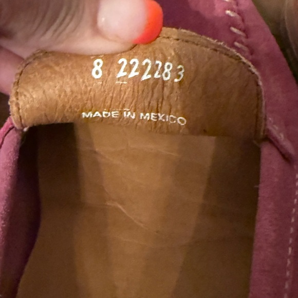 Tory Burch Pink Suede Loafers -Size 8 - Picture 8 of 14